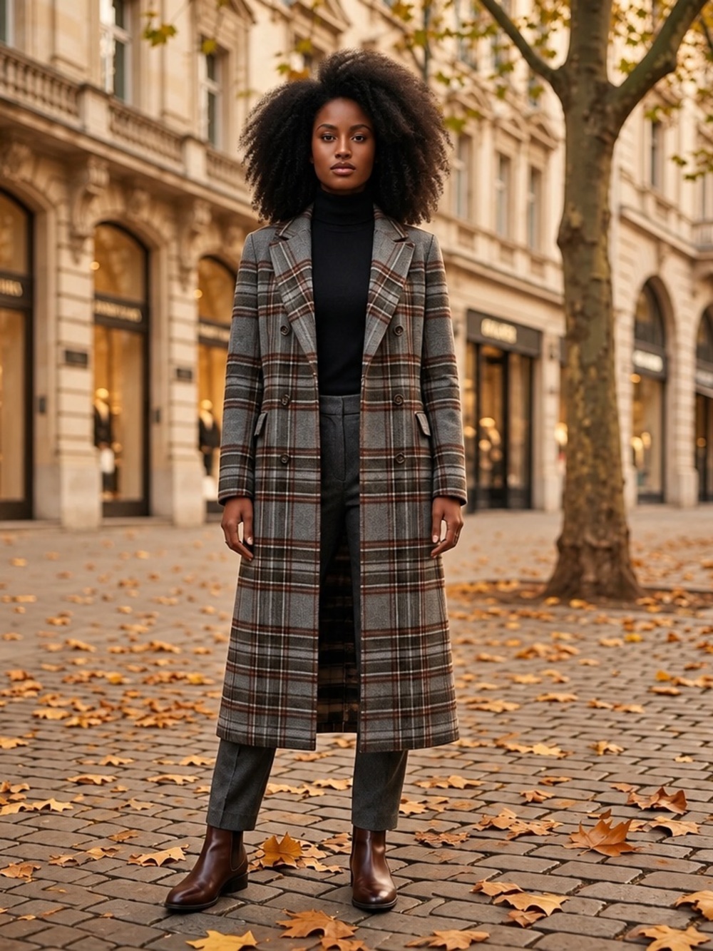 Lauren Ralph Lauren Multicolor Plaid Trench Coat